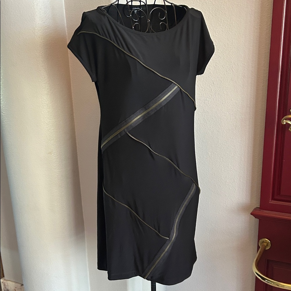 Black Zipper Dress